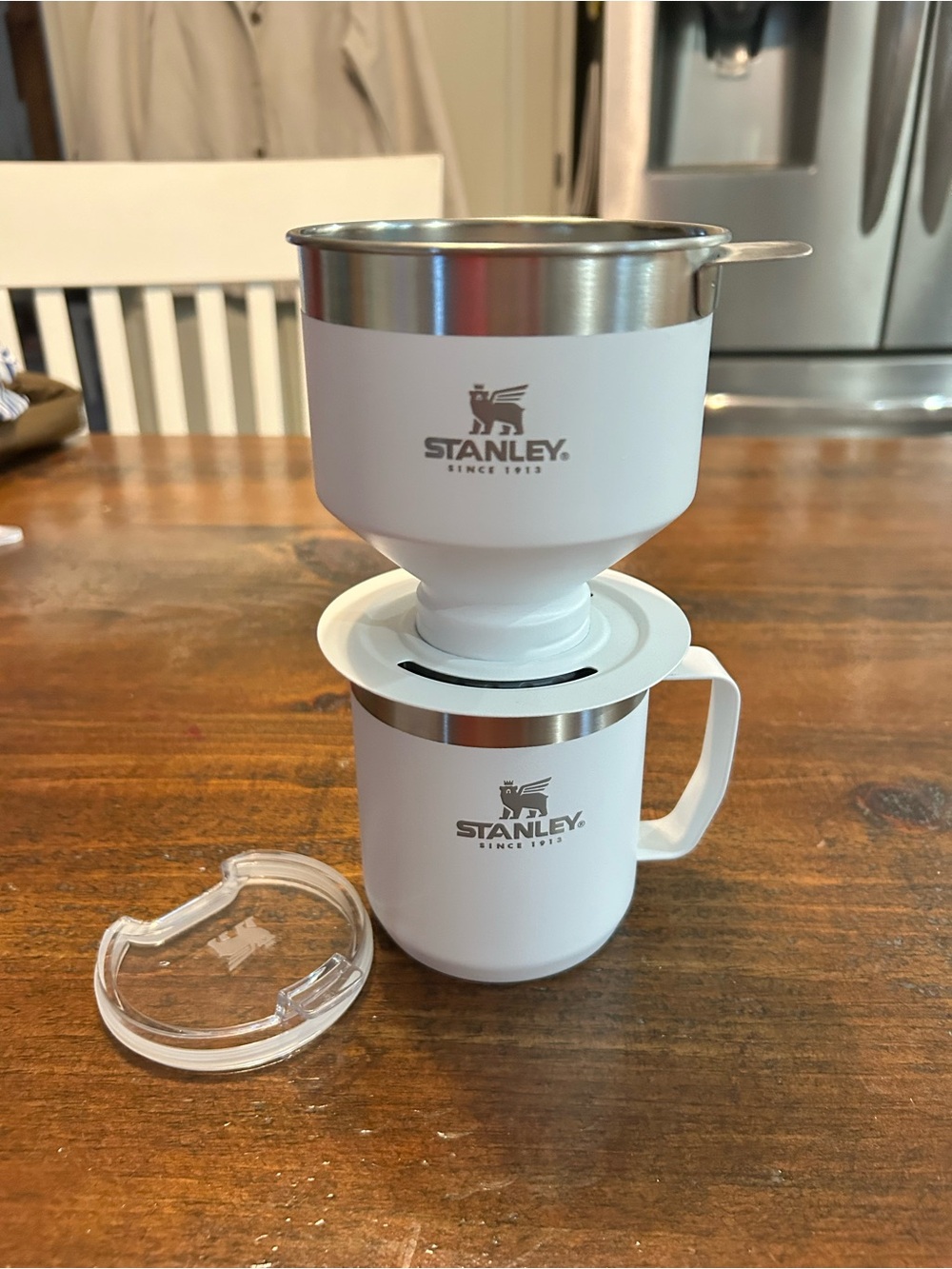 Stanley Classic Perfect-Brew Pour Over Set- White. (12 Oz. Mug)
